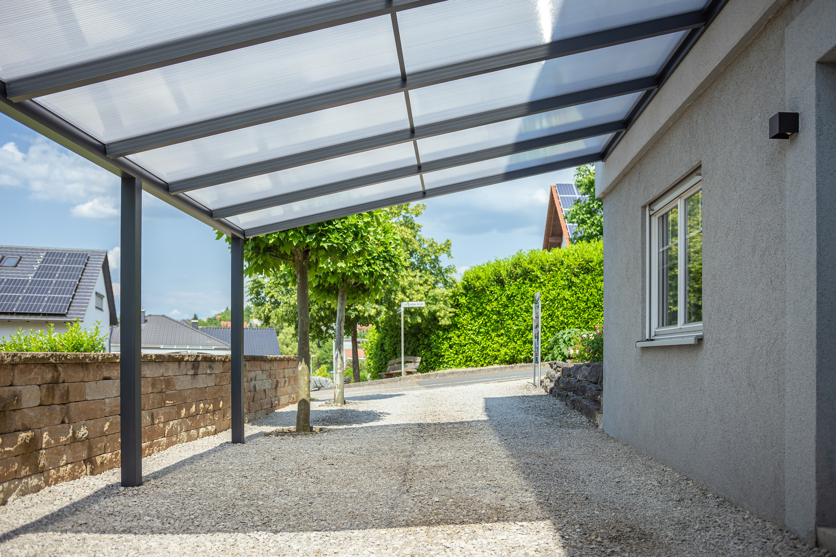 Gutta Terrassendach Pro | Dachtiefe 400 cm